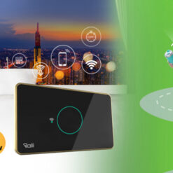 Công tắc cảm ứng thông minh wifi chữ nhật 2 chiều 1 nút bấm Rạng Đông