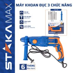 Máy Khoan Bê Tông 3 Chức Năng 2-26 STAKA – Lựa Chọn Hoàn Hảo Cho Mọi Công Trình