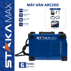 Máy Hàn ARC200 STAKA MAX (1C/H, 4C/T)- KA-2825 – Máy hàn que điện tử chính hãng, giá tốt