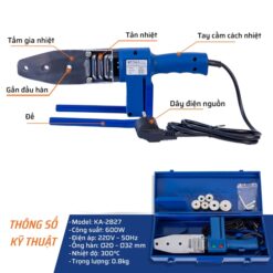Máy Hàn Ống Nhiệt 20-32mm 600W STAKA – Giá Tốt, Chính Hãng