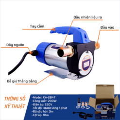 Máy Bơm Dầu 220V STAKAMAX (6C/T) – N2