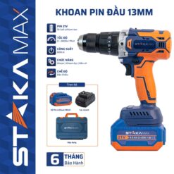 Máy Khoan Pin Từ Đầu 13mm (Không kèm pin) STAKA MAX (1C/H, 6C/T)-M1 – Chất lượng chính hãng