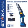 Máy Cưa Xích Pin 12’’ STAKA – Giải Pháp Cắt Gỗ Mạnh Mẽ, An Toàn và Tiện Lợi
