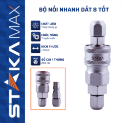 Bộ Nối Nhanh Dắt 8 Tốt STAKA MAX (200C/T) – KA-3300
