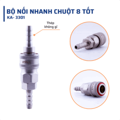 Bộ Nối Nhanh Chuột 8 Tốt STAKA MAX (200C/T) – KA-3301