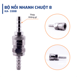 Bộ Nối Nhanh Chuột 8 STAKA MAX (400C/T) – KA-3308