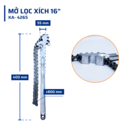 Mở lọc xích 16″ STAKA MAX (24C/T)