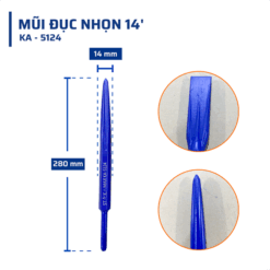 Mũi Đục Nhọn 14′ STAKA MAX (50C/T)