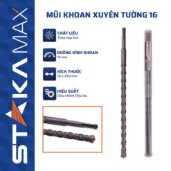 Mũi Khoan Xuyên Tường 16 STAKA MAX (100C/T)