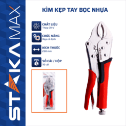 Kìm chết tay bọc nhựa KALOS MAX (10C/H, 60C/T)