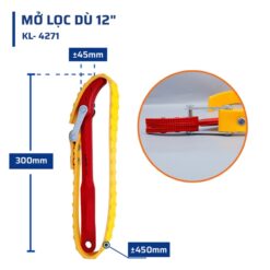 Mở lọc dù 12″ Kalos Max (50C/T)