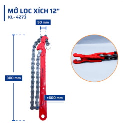 Mở lọc xích 12″ Kalos Max (50C/T)