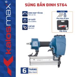 Súng Bắn Đinh ST64 KALOS MAX Chính Hãng – Công Suất Cực Mạnh Xuyên Bê Tông