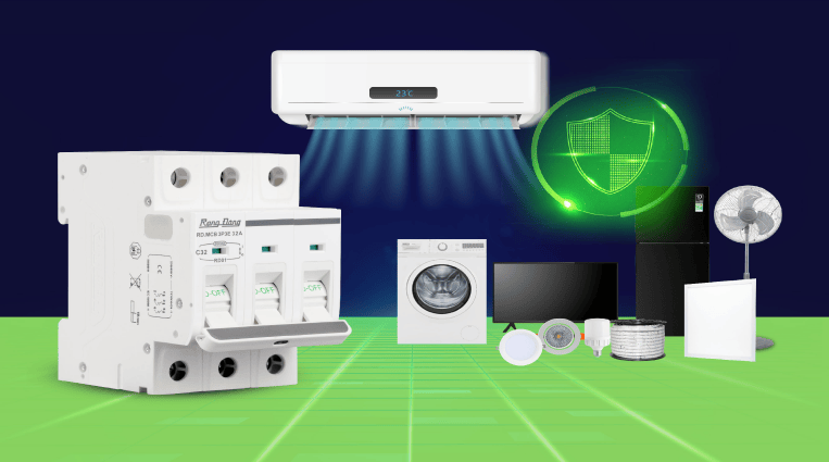 Aptomat ngắn mạch 3 cực 6A Rạng Đông - Hình ảnh 3